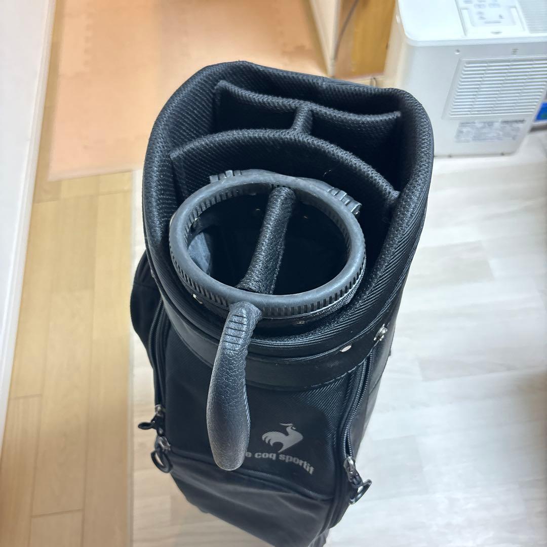 美品【2in1】ルコックゴルフ セルフクラブケース内蔵キャディバッグ