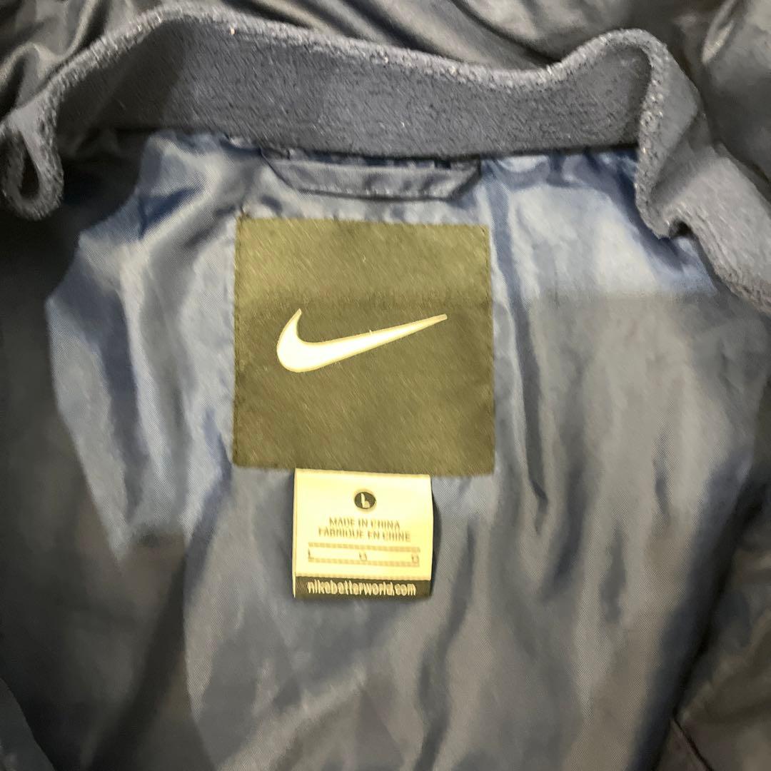Nike ナイキ　ネイビー ベンチコート STORM-FIT サイズジュニアL