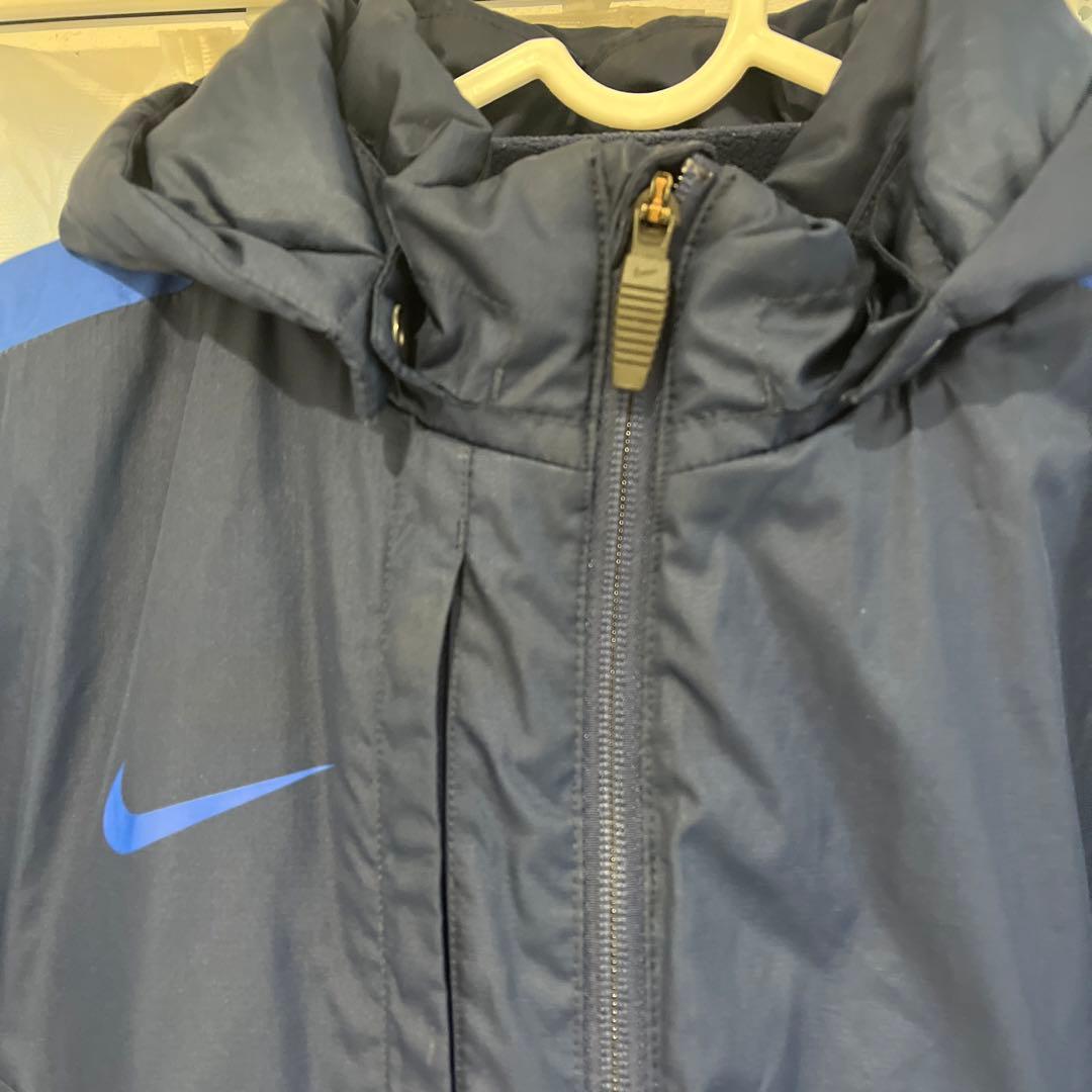 Nike ナイキ　ネイビー ベンチコート STORM-FIT サイズジュニアL