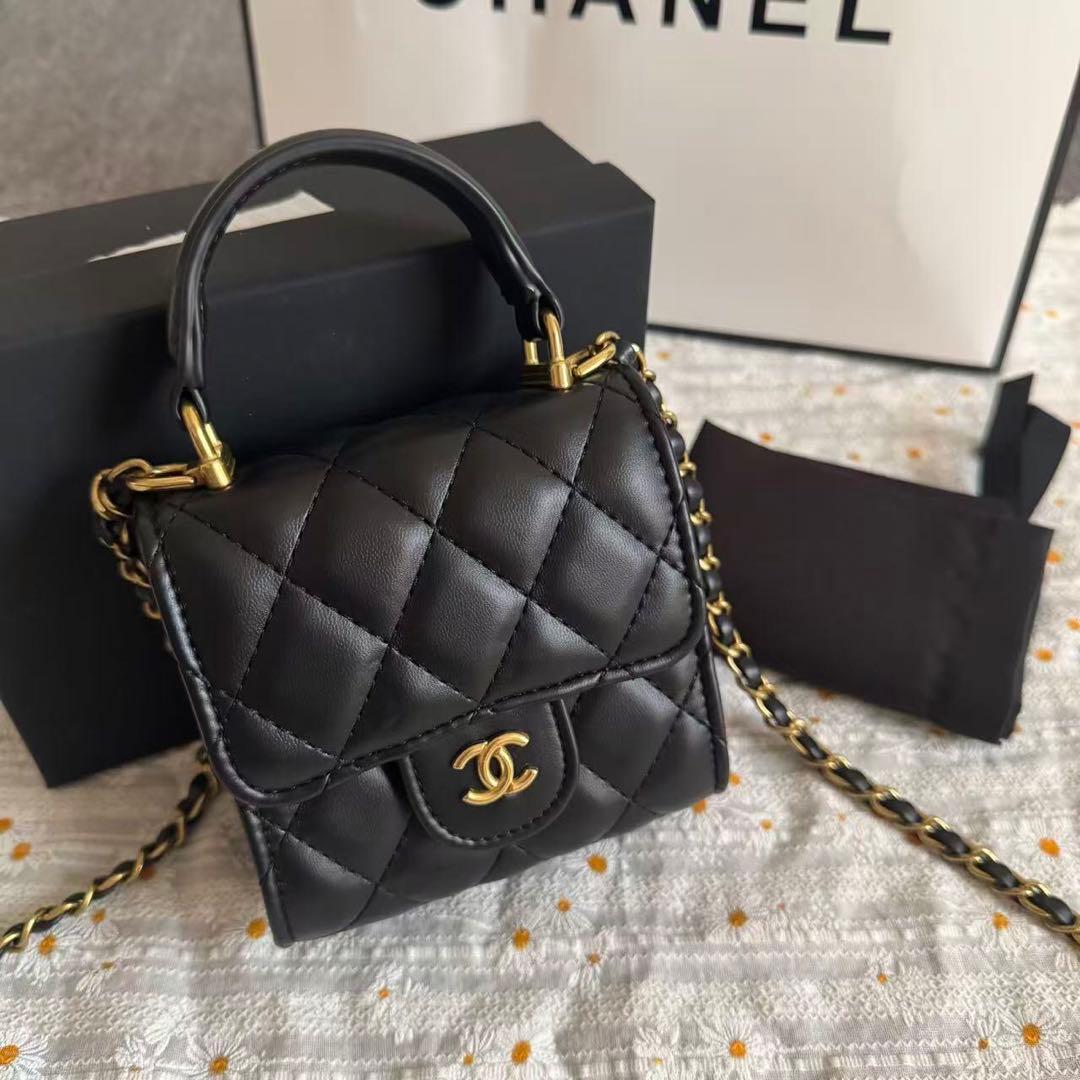 CHANEL ノベルティ ミニバッグ チェーンショルダーバッグ ブラック