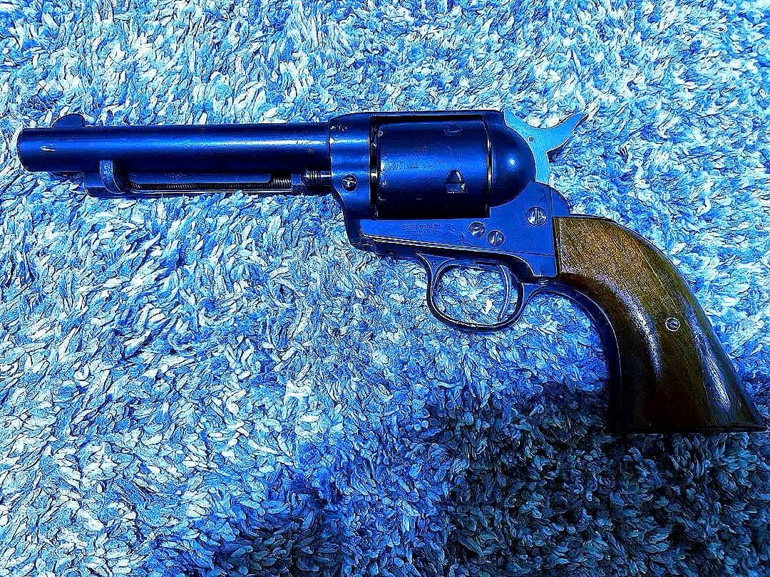 タナカ　SAA ガスガン　シリンダー木製ストックカスタム　m870 モーゼル