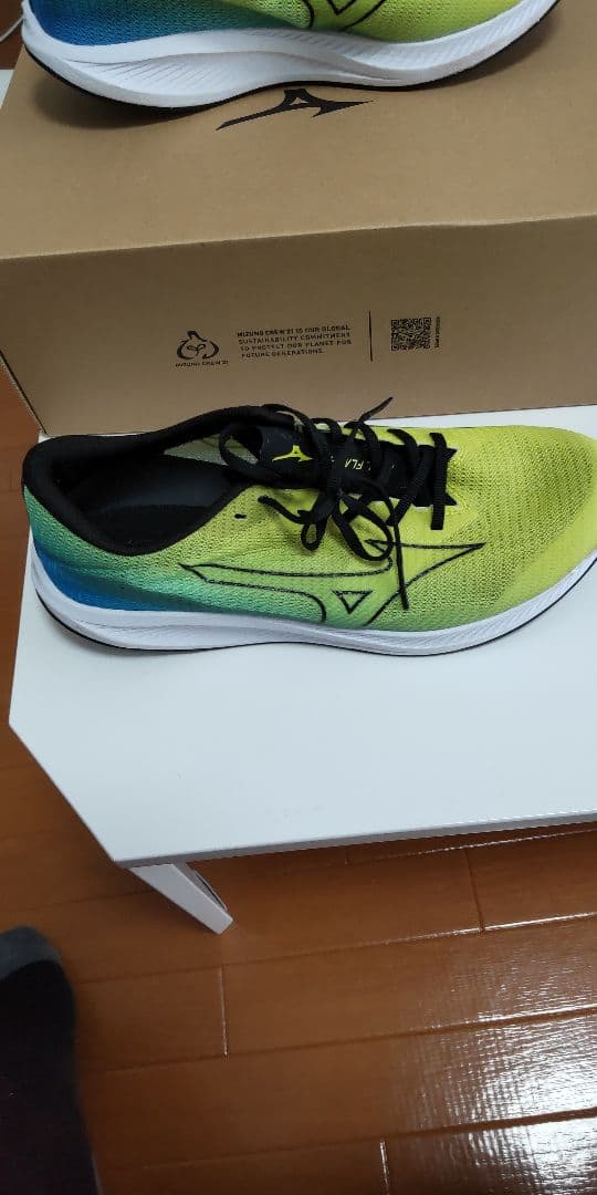 Mizuno DUAL FLASH 27.0cm イエロー/グリーン