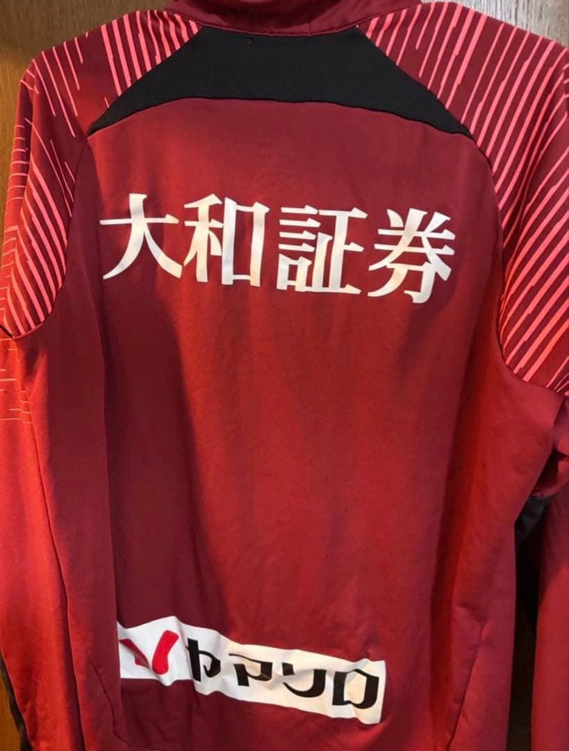 ヴィッセル神戸 プロ支給品ハーフ ジップウェア 2XL