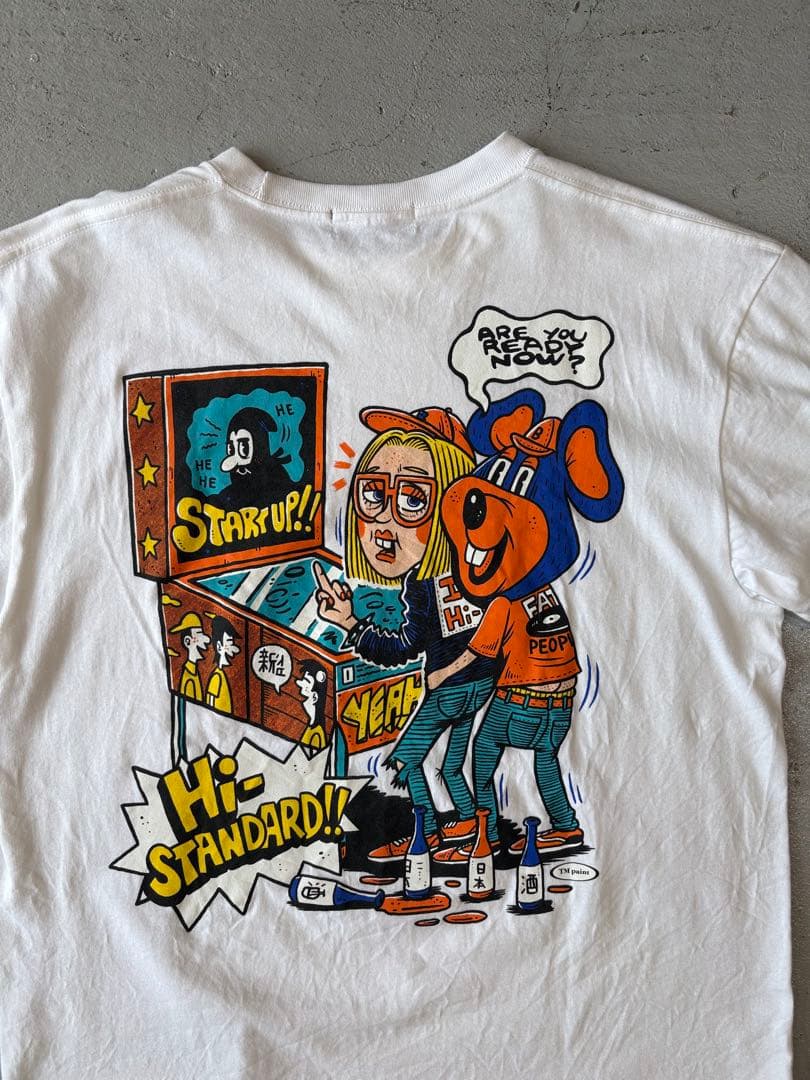 ハイスタンダード HI-STANDARDバンドTシャツ バンT ハイスタツアーT