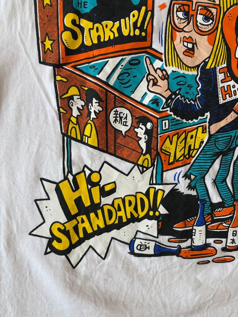 ハイスタンダード HI-STANDARDバンドTシャツ バンT ハイスタツアーT