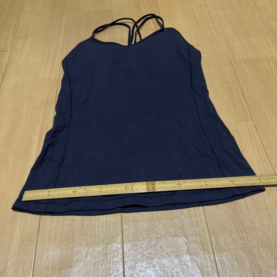 Lululemon 黒 ヨガウェア ストラップデザイン　M〜LL