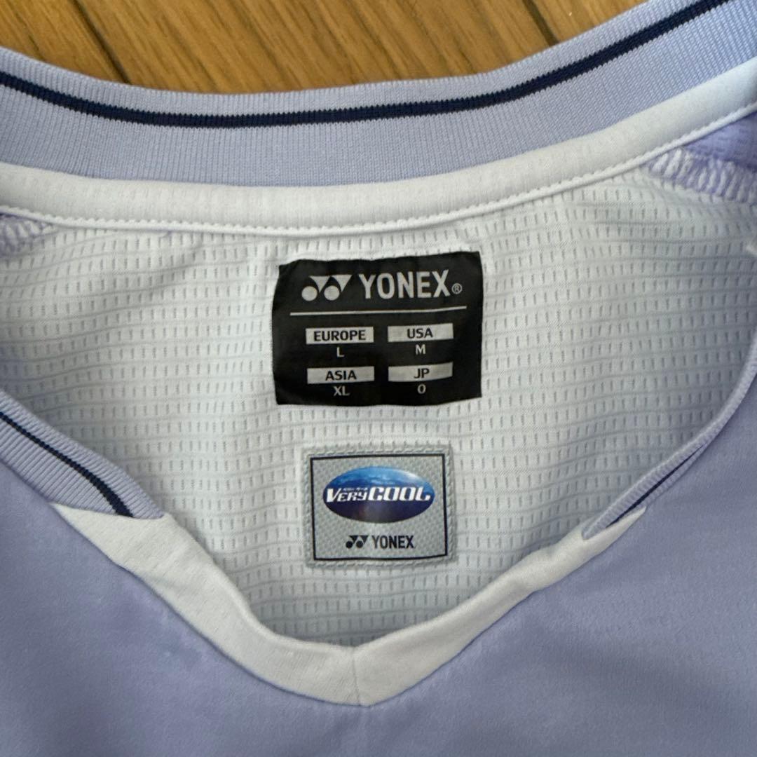 YONEX 紫 グラデーション シャツ Lサイズ