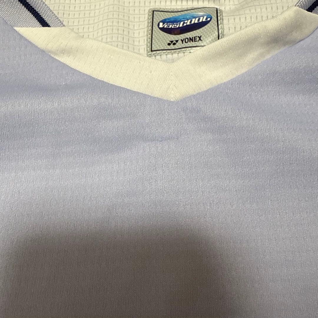 YONEX 紫 グラデーション シャツ Lサイズ
