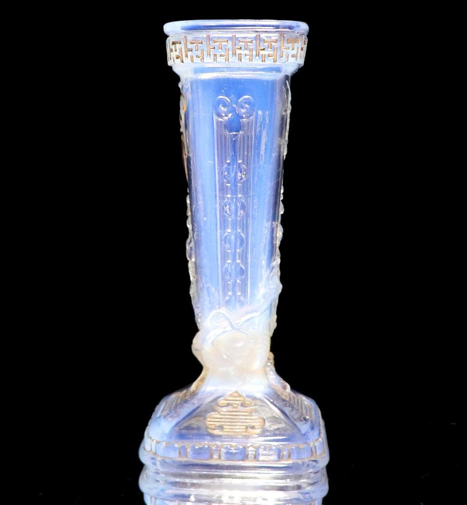 オールド・バカラ 1878年頃 ジャポニスム オパールセント 大型花瓶 日本趣味
