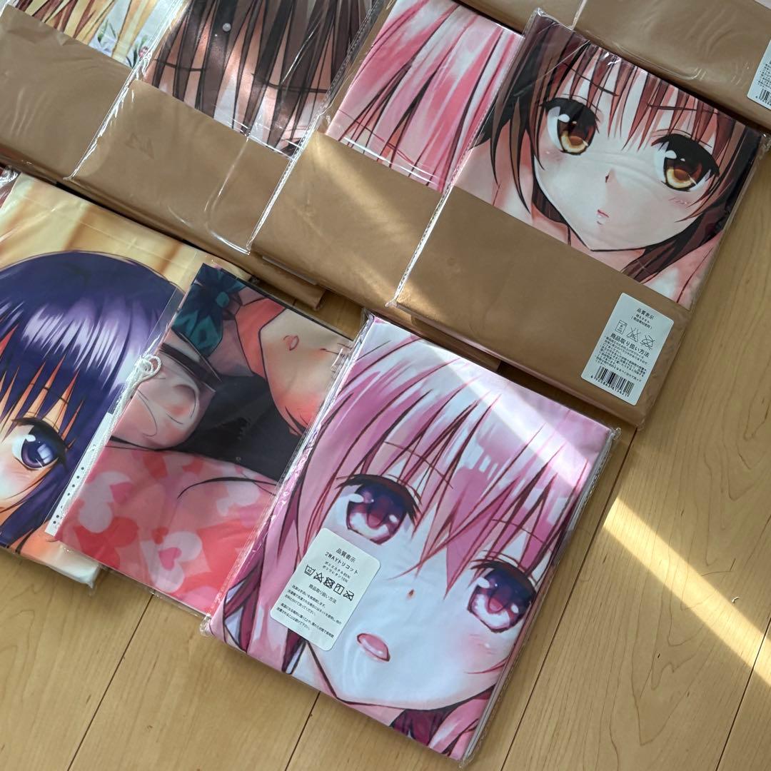 【14枚セット】萌えタオル10、抱き枕カバー1、タペストリー3 アニメ 美少女