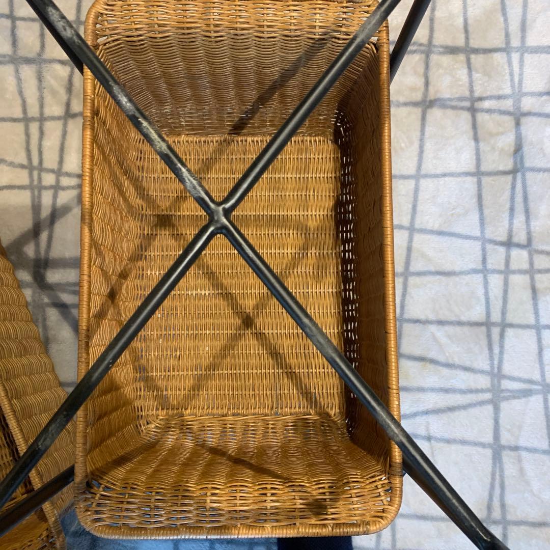 WALLABY BASKET STAND Black IDEE イデー