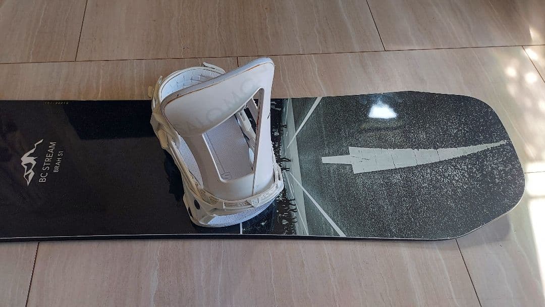 スノーボード BC-STREAM BRAH 151 & SALOMON HOLOGRAM S