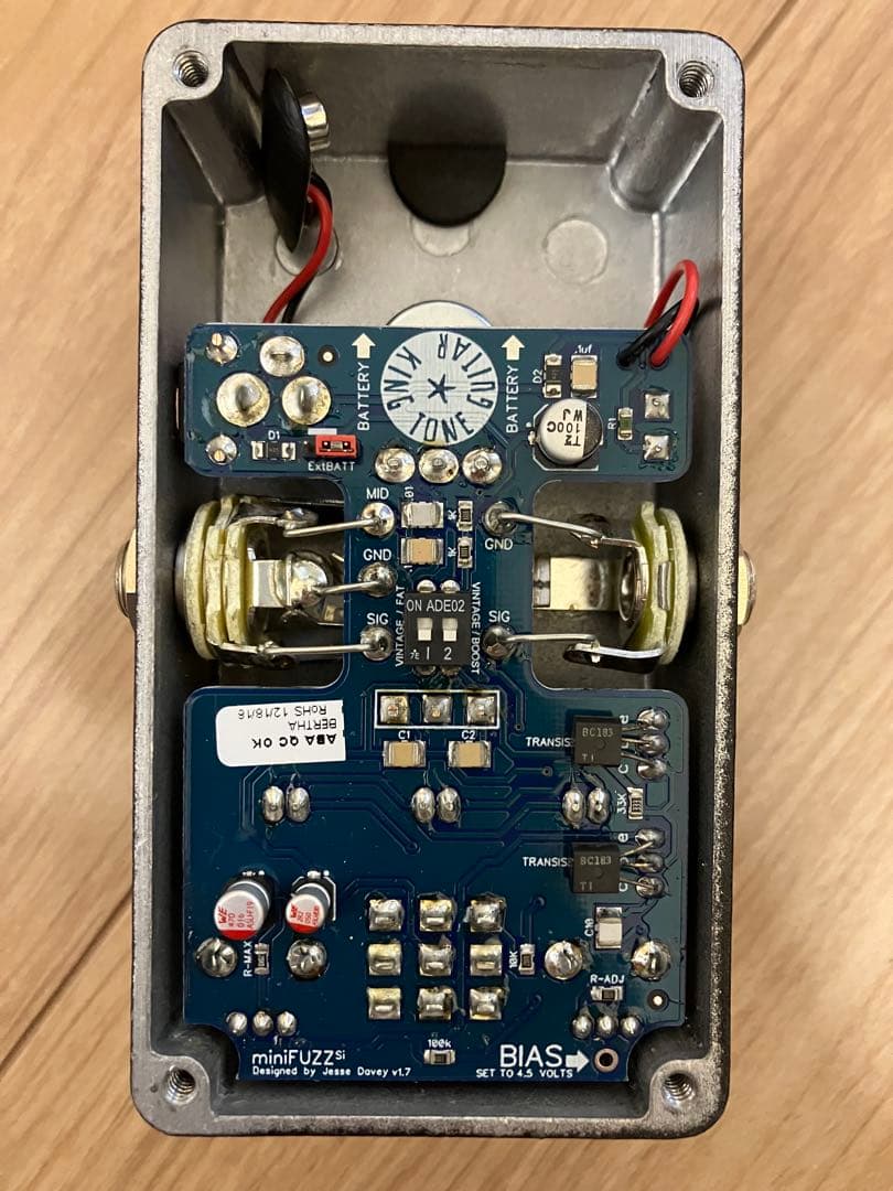 ギター King Tone miniFUZZ Si