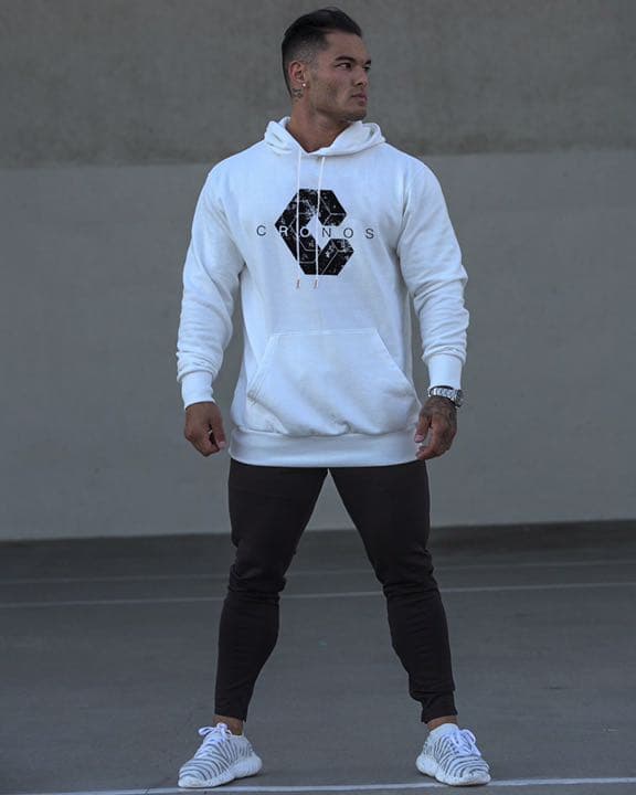 ウエイトトレーニング CRONOS BIG LOGO HOODY PINK M