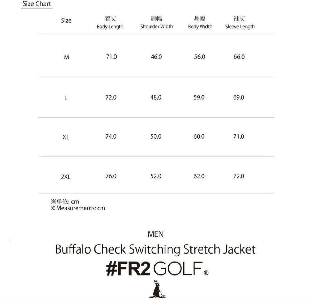 【最終値引き‼︎】FR2 GOLF ブロックチェック柄ジャケット サイズL