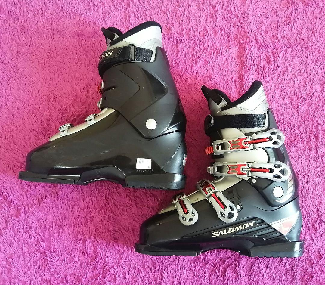 サロモン SALOMON メンズ スキーブーツ 27.5 黒 ブラック