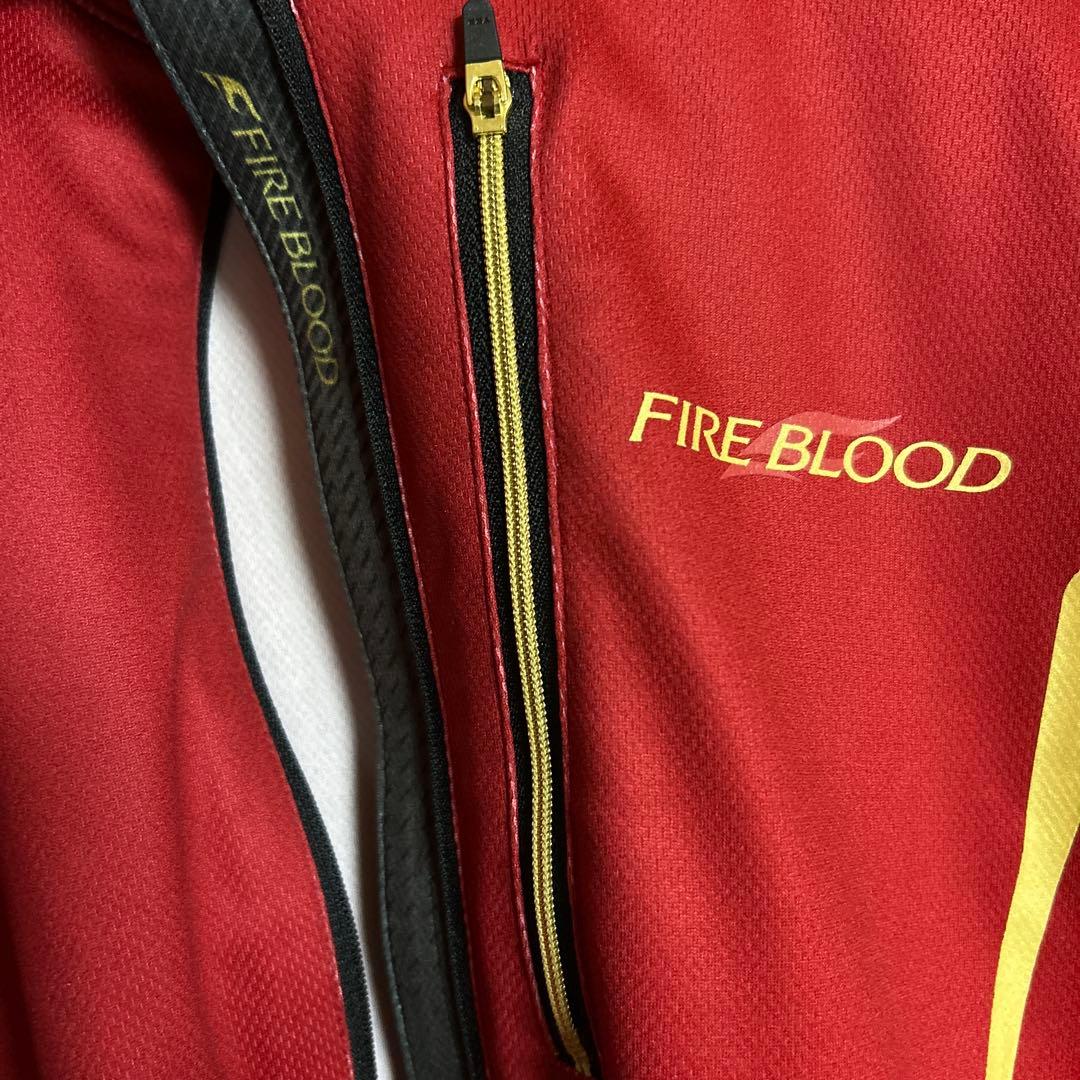 SHIMANO FIRE BLOOD Tシャツ Lサイズ レッド/ブラック