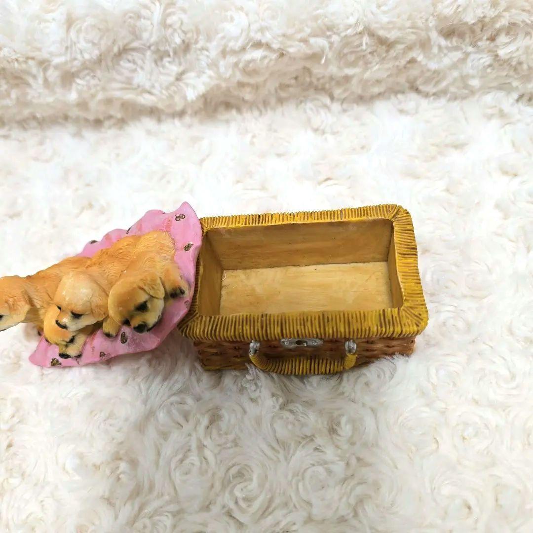 新品 かわいい子犬 小物入れ 外箱あり
