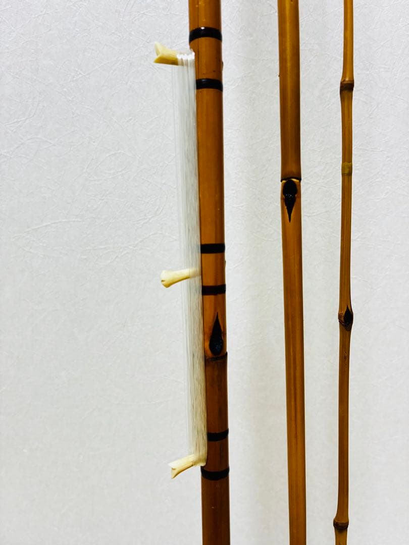 釣竿　ハゼ釣り　竿作　中通し手元竿