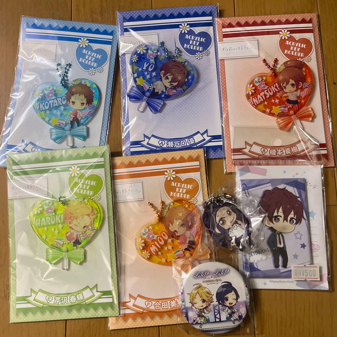 HoneyWorks 文房具セットとバッジコレクション