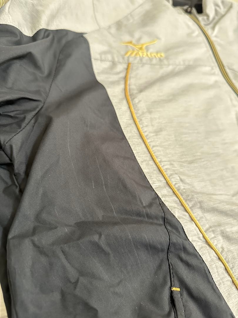 Mizuno ジャージ セットアップ ブレスサーモ グレー/ブラック XL