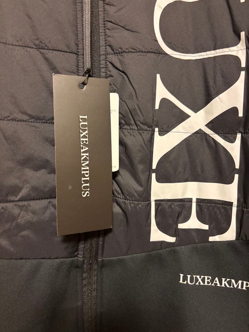 【新品 送料込 匿名】LUXEAKMPLUS ブラック ダウンジャケット XL