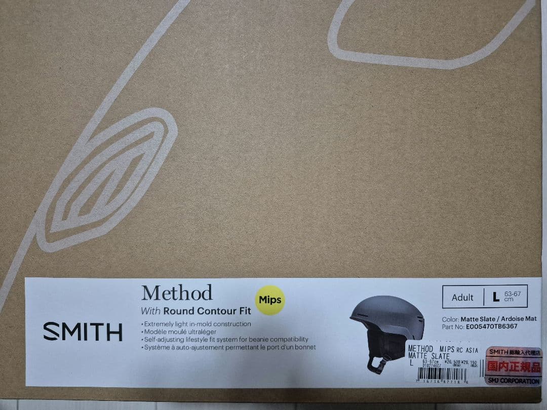 新品　SMITH スミス ヘルメット スキー・ボード METHOD 日本正規品