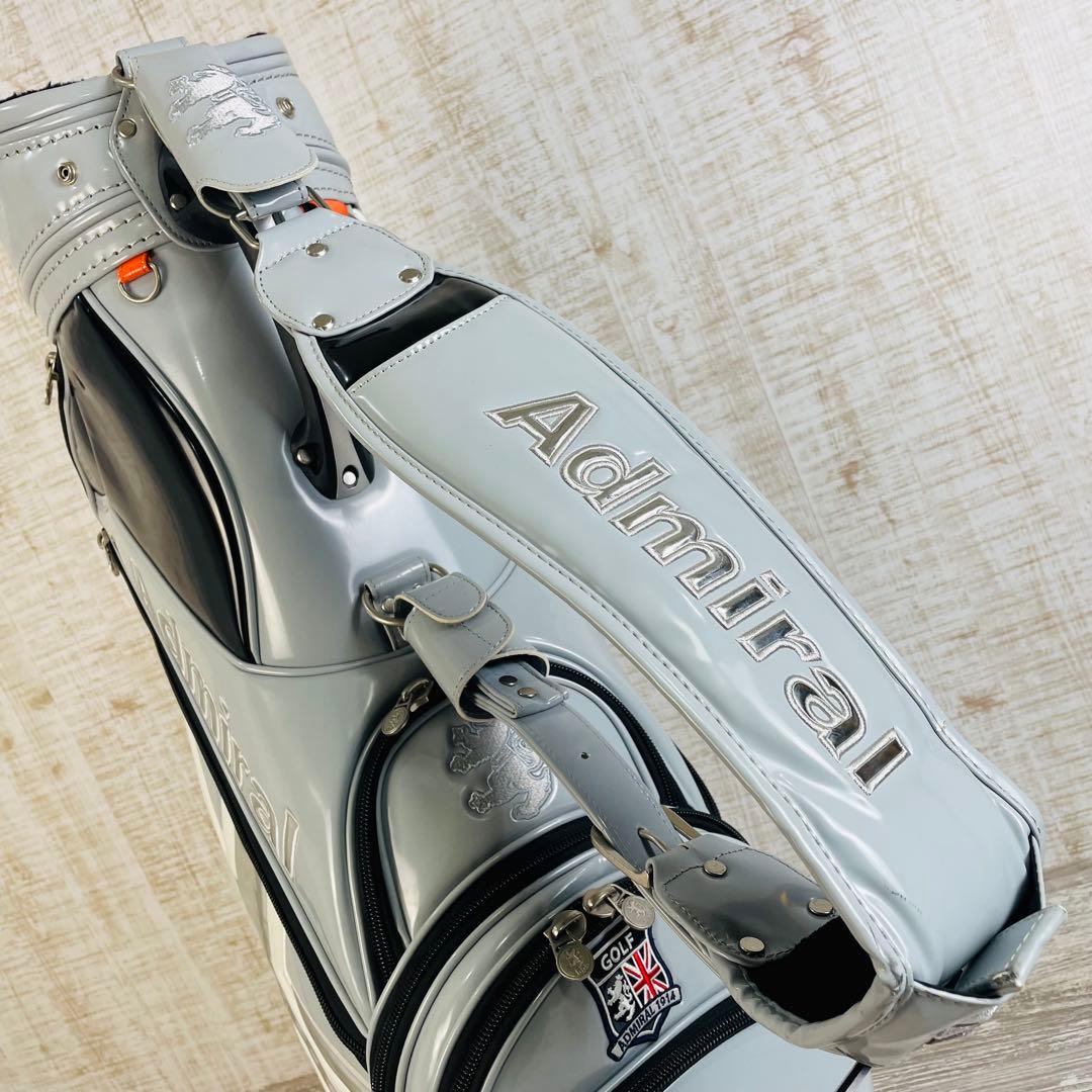 Admiral GOLF アドミラル ビックランパント エナメルキャディバッグ