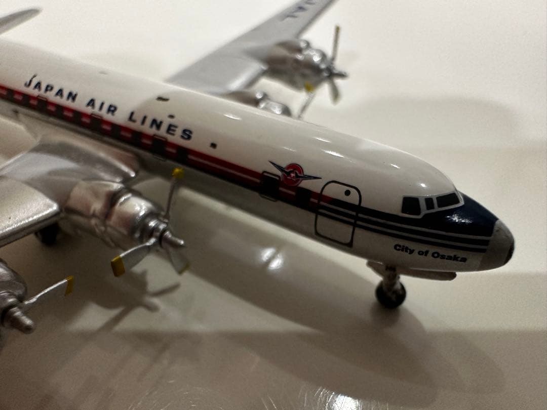 JAL 日本航空DC-6B 1/400ダイキャストモデル
