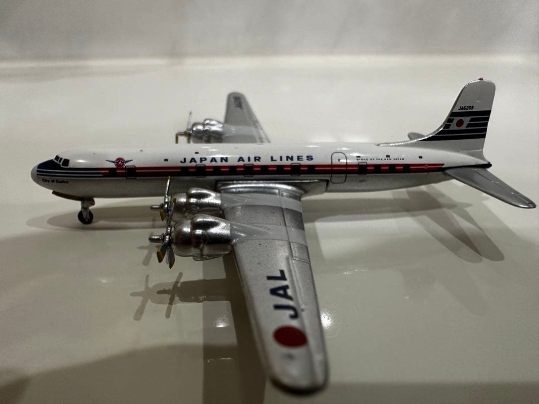 JAL 日本航空DC-6B 1/400ダイキャストモデル