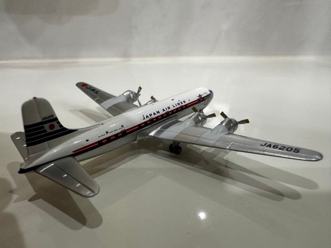 JAL 日本航空DC-6B 1/400ダイキャストモデル
