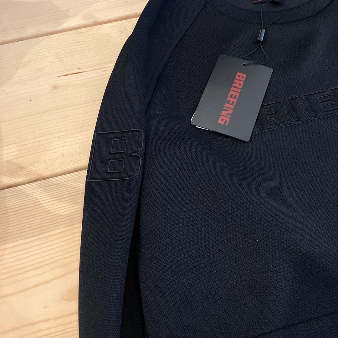 新品　BRIEFING STITCHED 3D LOGO CREWNECK M