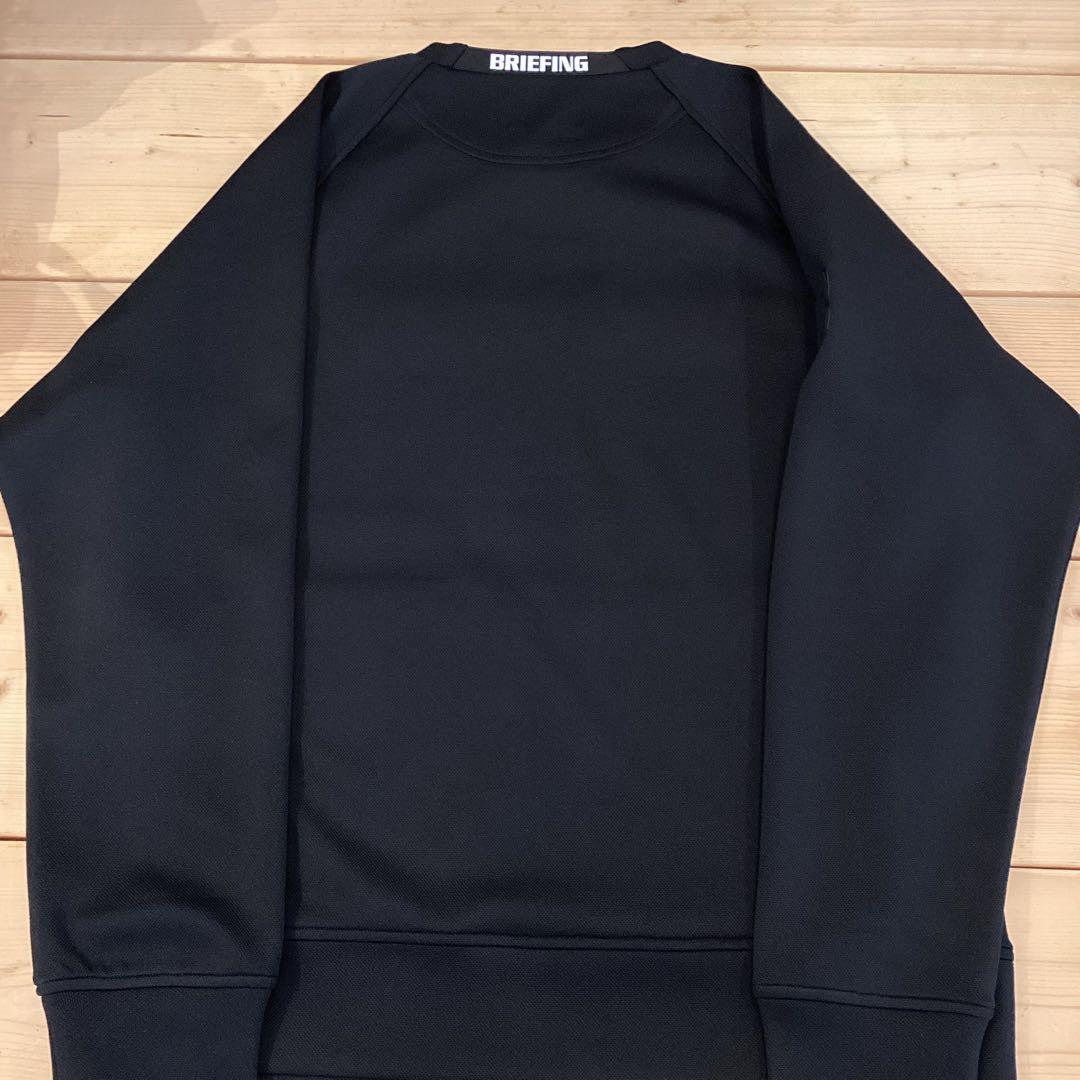 新品　BRIEFING STITCHED 3D LOGO CREWNECK M