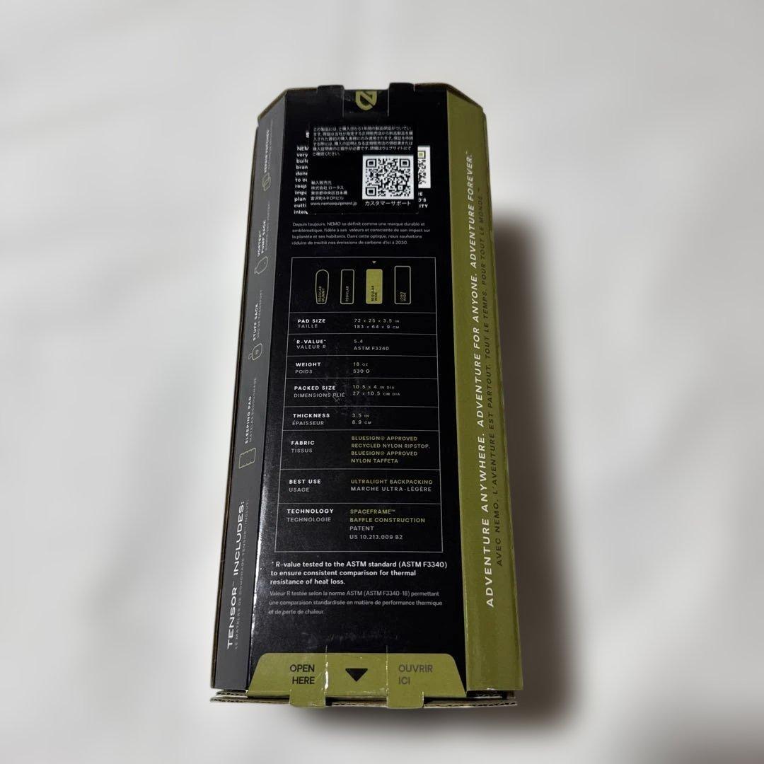 アウトドア寝具 NEMO TENSOR ALL SEASON Regular Wide
