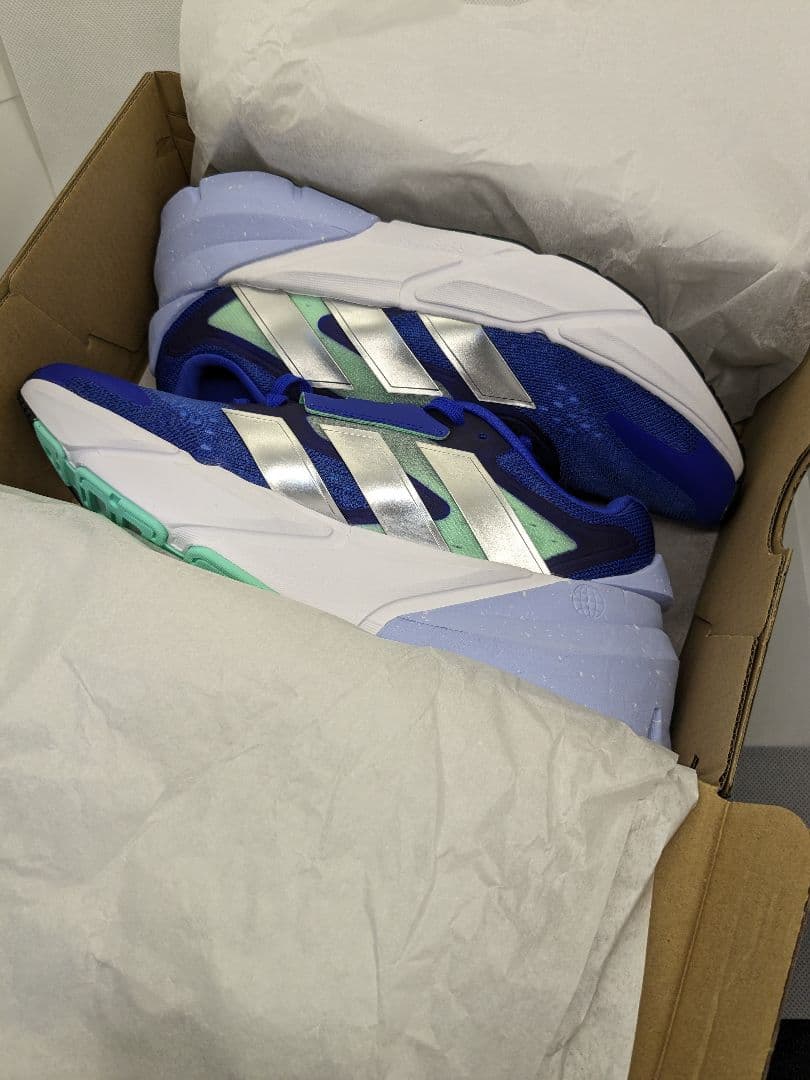 未使用品　adidas　アディスター2　26.0cm　ブルー✕シルバー