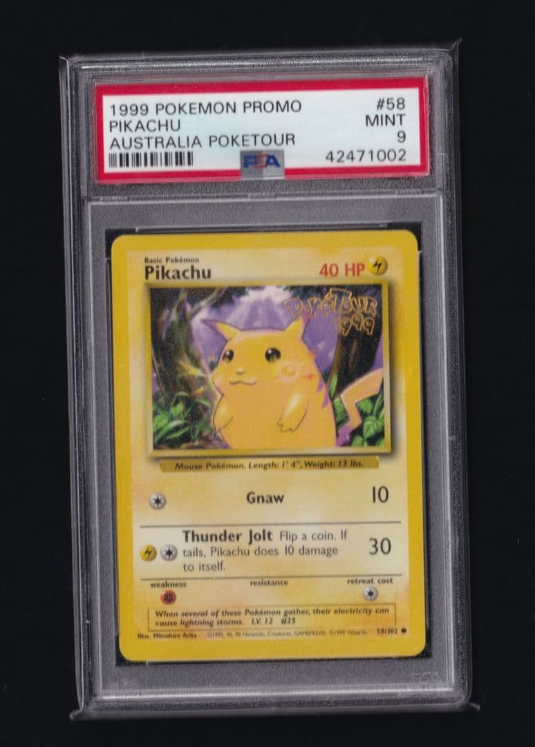 英版ピカチュウ PokeTour1999 - PSA MINT9 / 1002