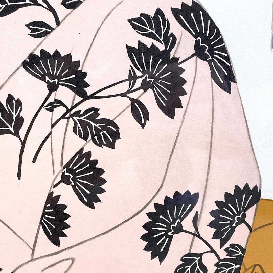 美品 志村立美 美空ひばり芸能生活50周年記念版画「三百六十五夜」R8SD31