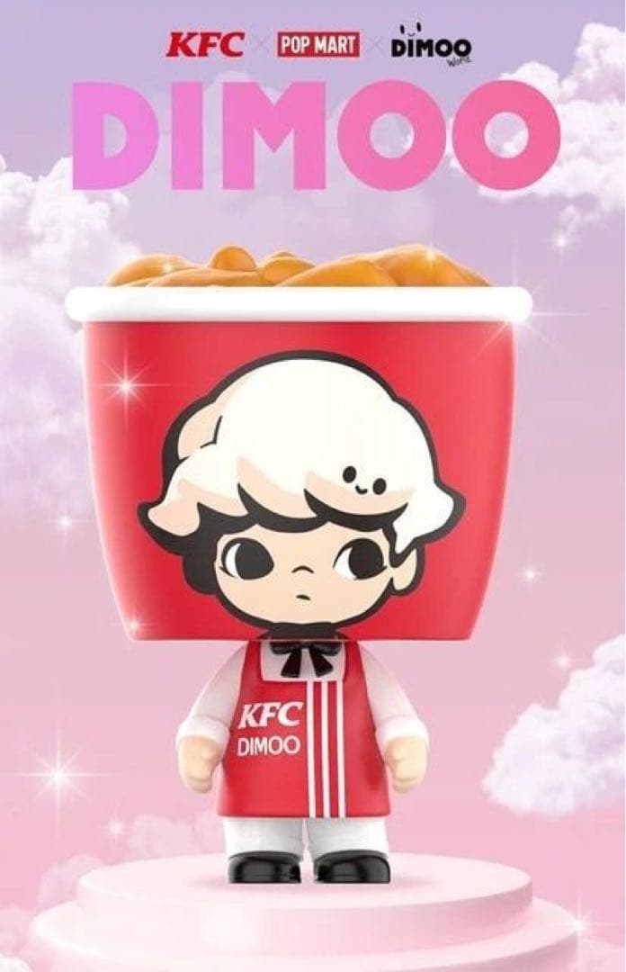 限定品！KFC コラボDIMOO シークレット　エースフライドチキン