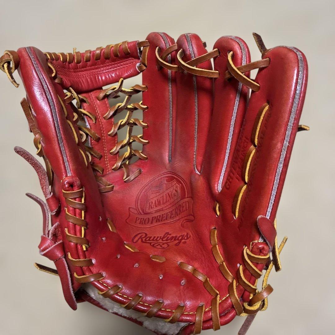 Rawlings Pro Preferred 赤 グローブ