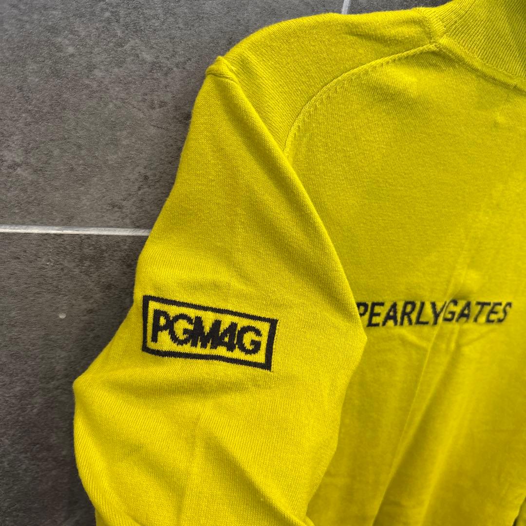 超美品 PEARLYGATES パーリーゲイツ タートルネックセーター