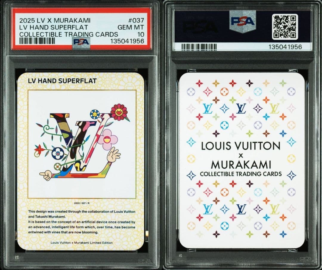 【PSA10】LV HAND SUPERFLAT 2003/037/R 村上隆