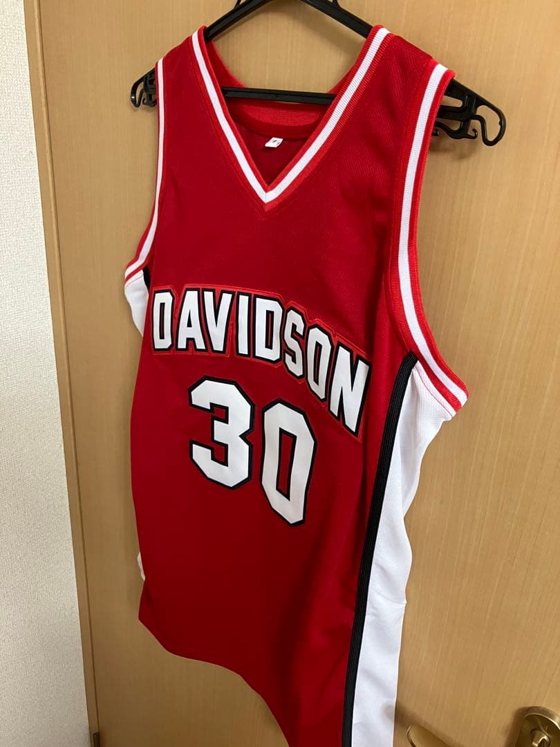 【レア物】NBA（NCAA）ユニフォーム S.CURRY（デビッドソン大）#30