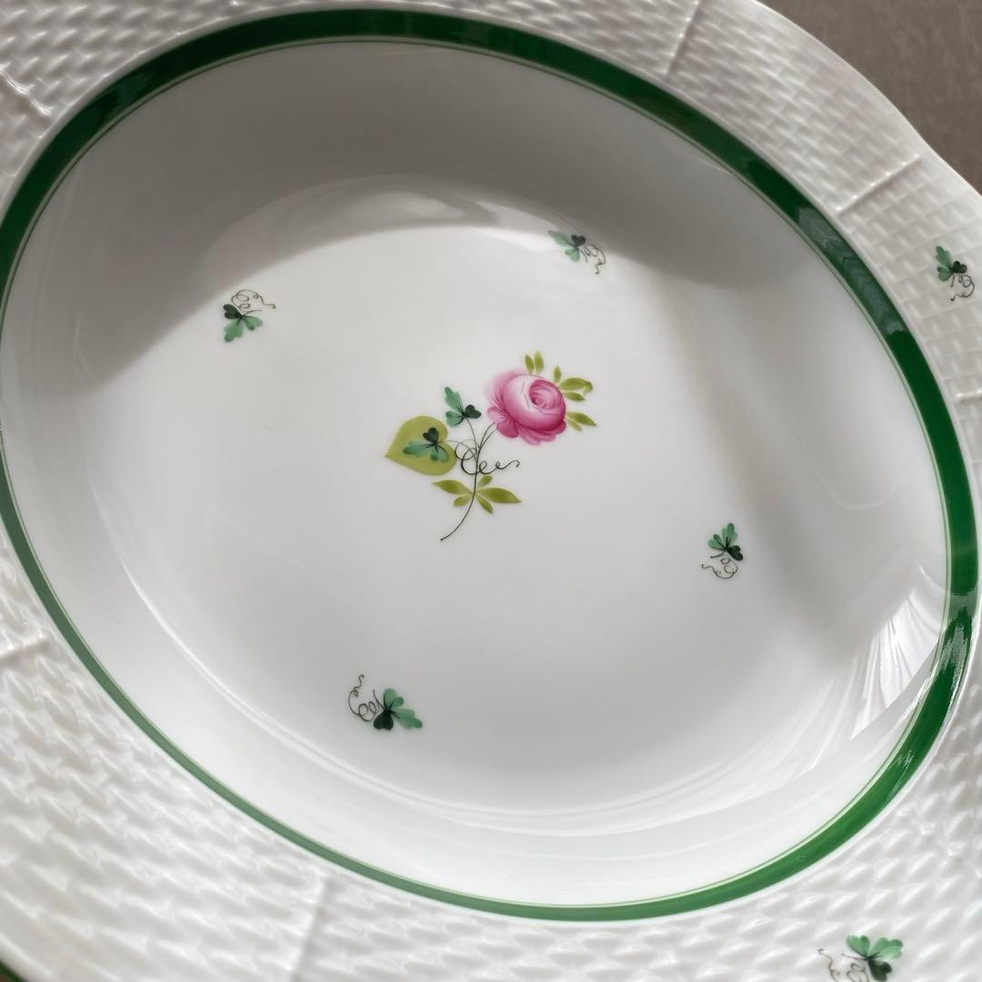 HEREND 【 24.5㎝ 】ヘレンド ウィーンの薔薇 スープ・パスタ皿