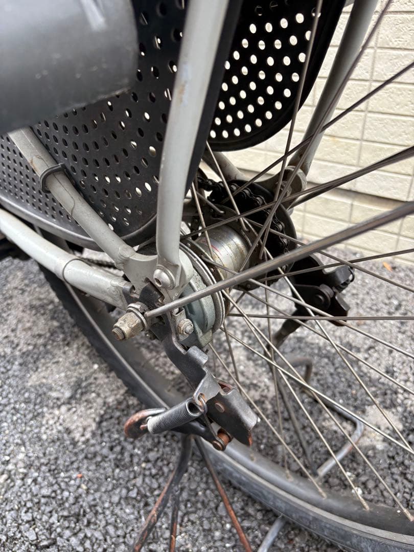 HYDEE B 電動アシスト自転車 チャイルドシート付きグレー