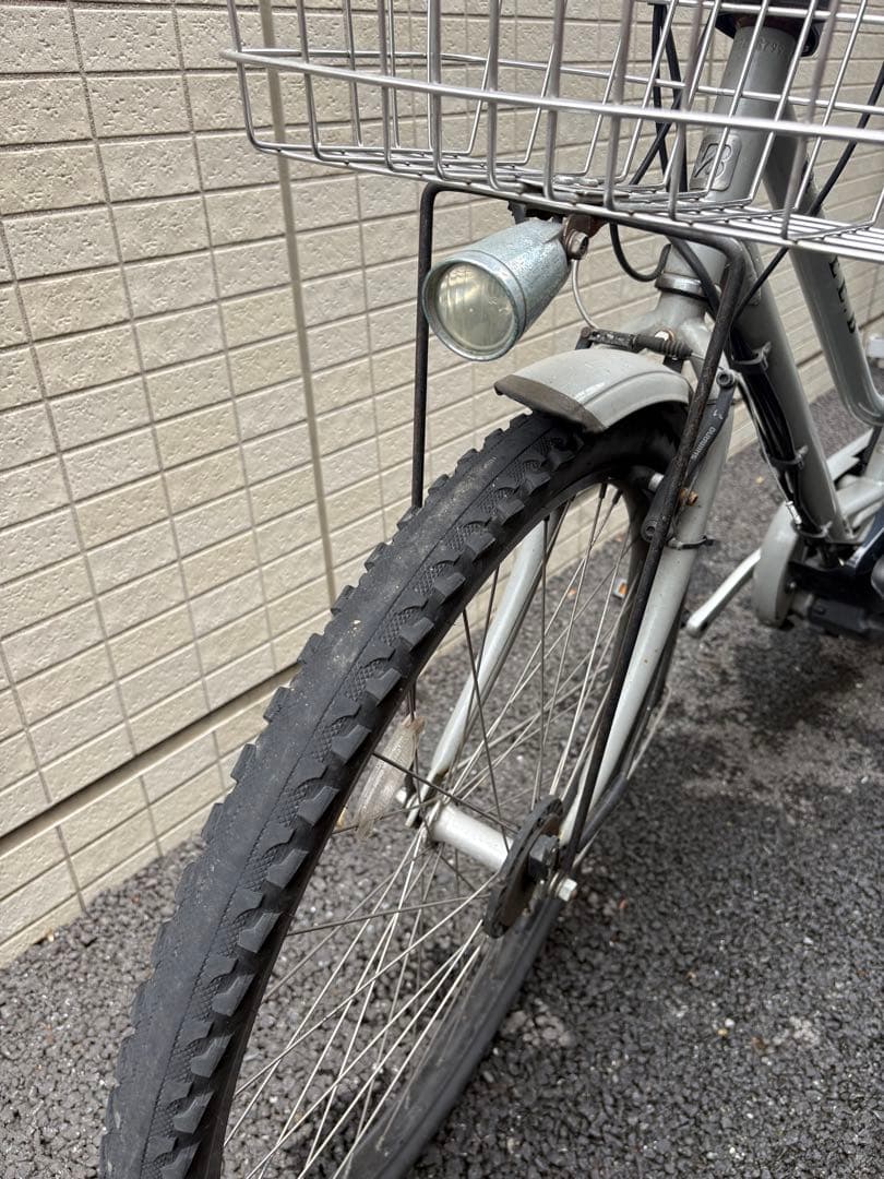 HYDEE B 電動アシスト自転車 チャイルドシート付きグレー