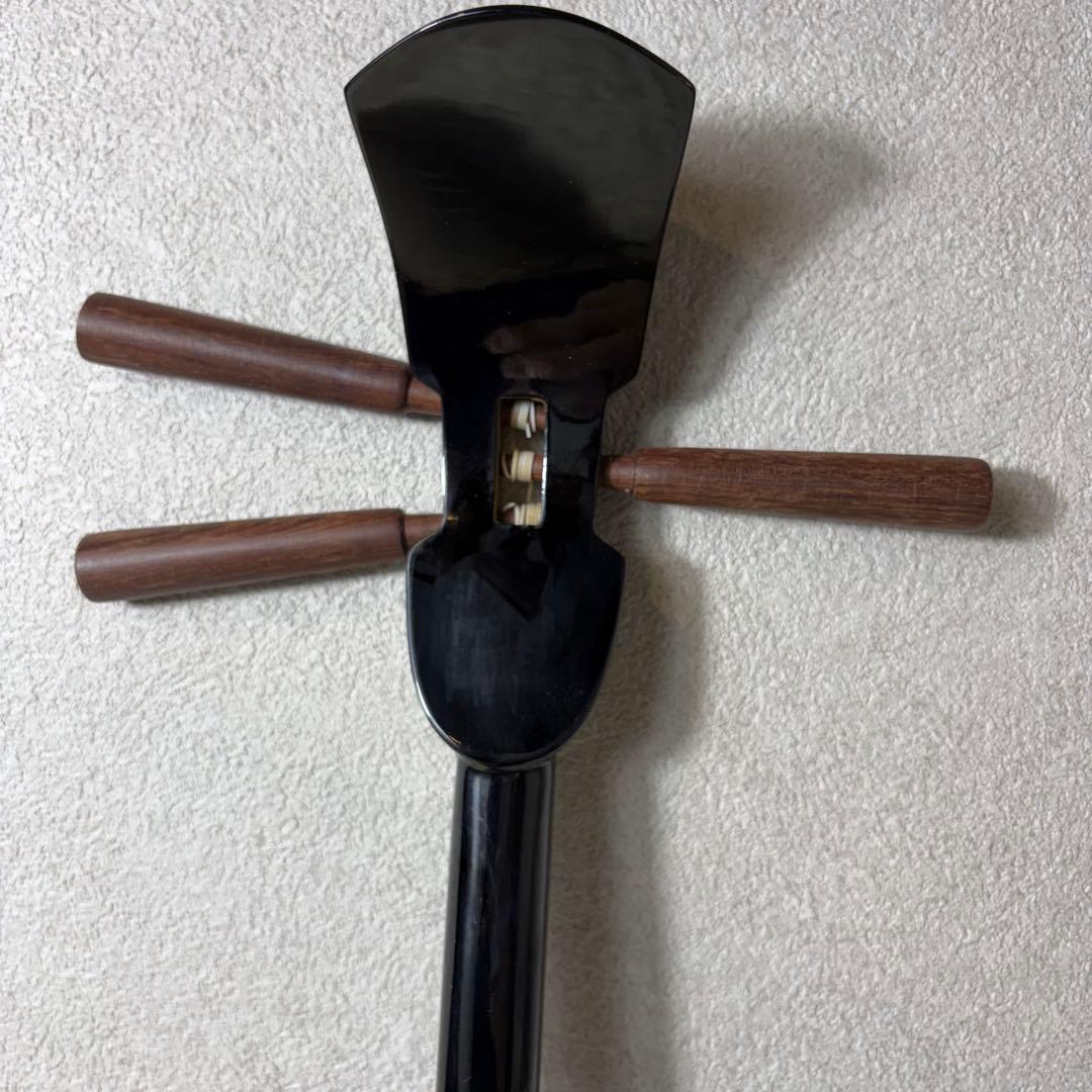 【美品】沖縄三線 人工皮 初心者 和楽器 民謡 三味線