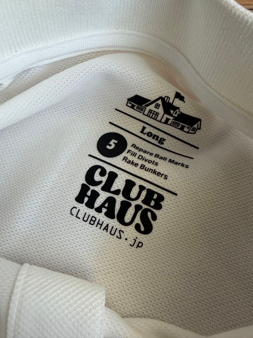 【新品未使用】Clubhaus The Crew Polo ホワイト L
