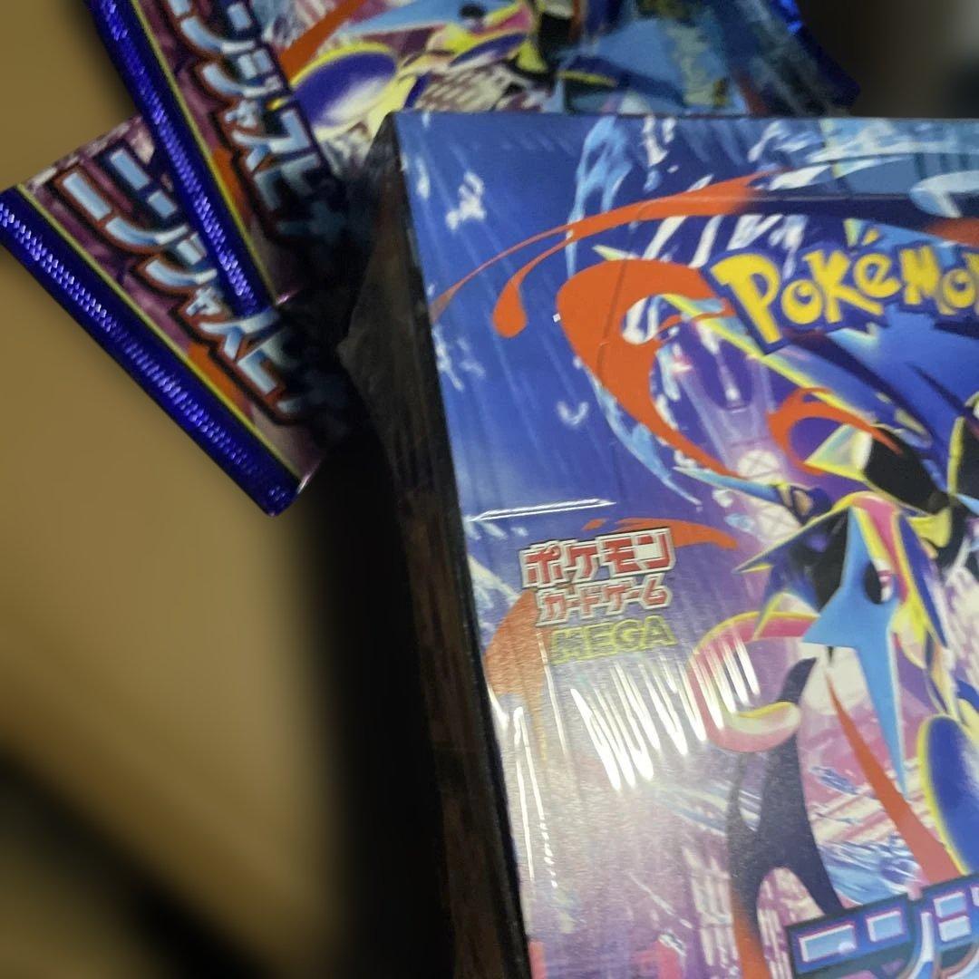 新品未開封 ポケモンカード MEGA ニンジャスピナー 1BOX シュリンク付き