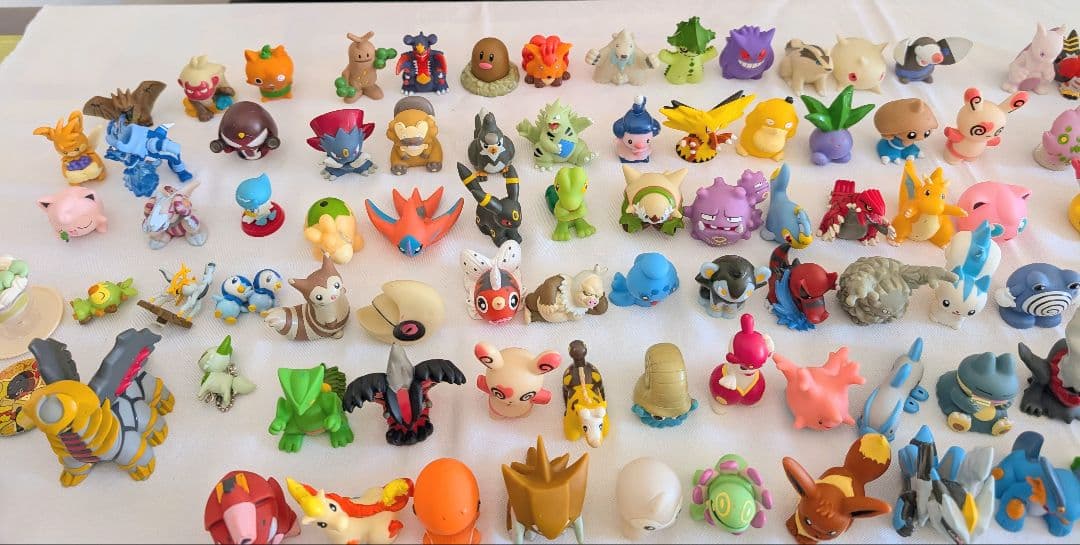 ポケモン　ソフビ　指人形　蓄光　クリア　フィギュア　まとめ売り　約250個　平成
