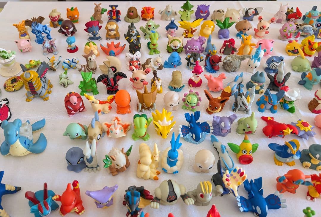 ポケモン　ソフビ　指人形　蓄光　クリア　フィギュア　まとめ売り　約250個　平成